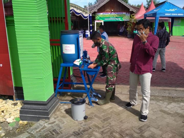 Seminar Bakesbangpol Dilokasi TMMD Tambakrejo, Terapkan Prokes Secara Ketat